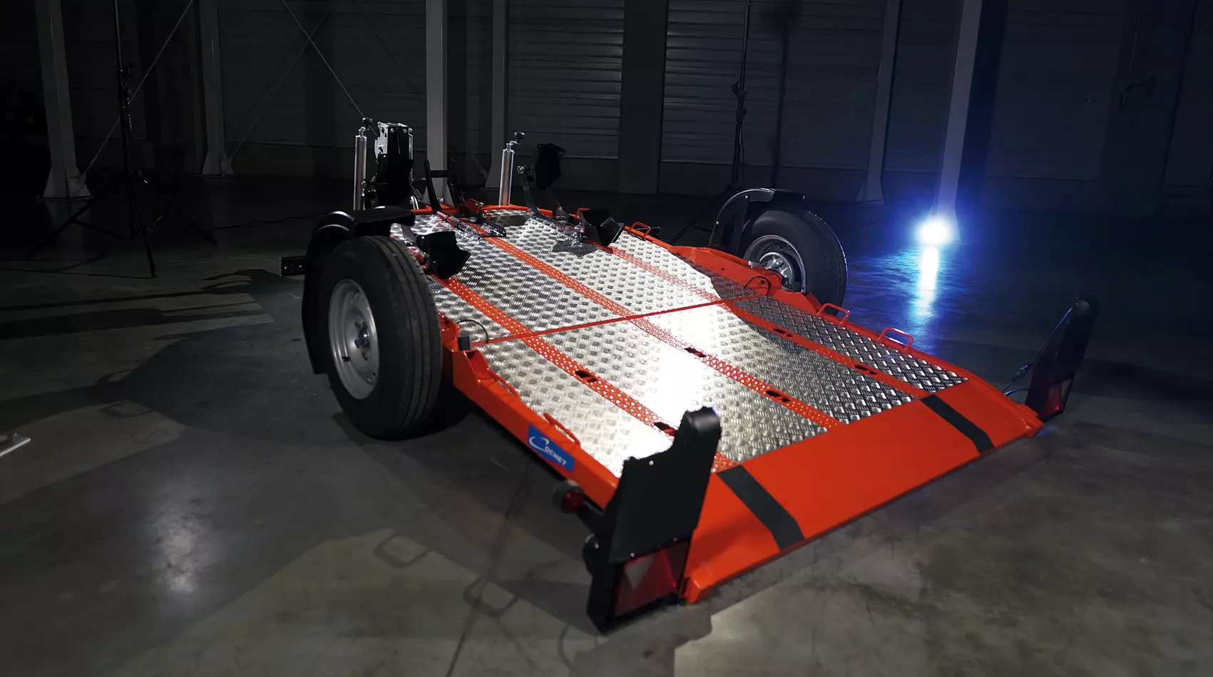 Trailer in road position